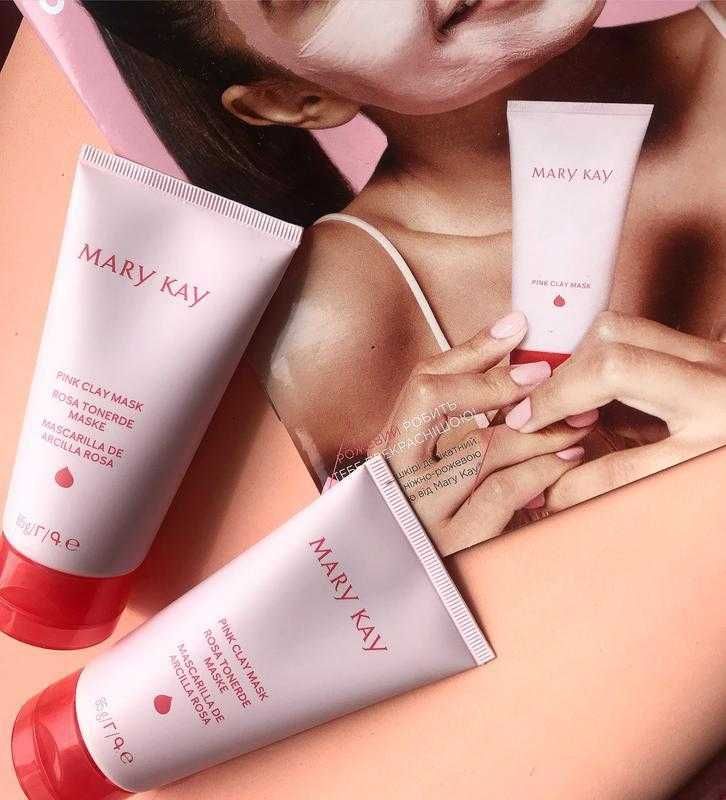 Оновлювальна маска з рожевою глиною mary kay мери кей мері кей