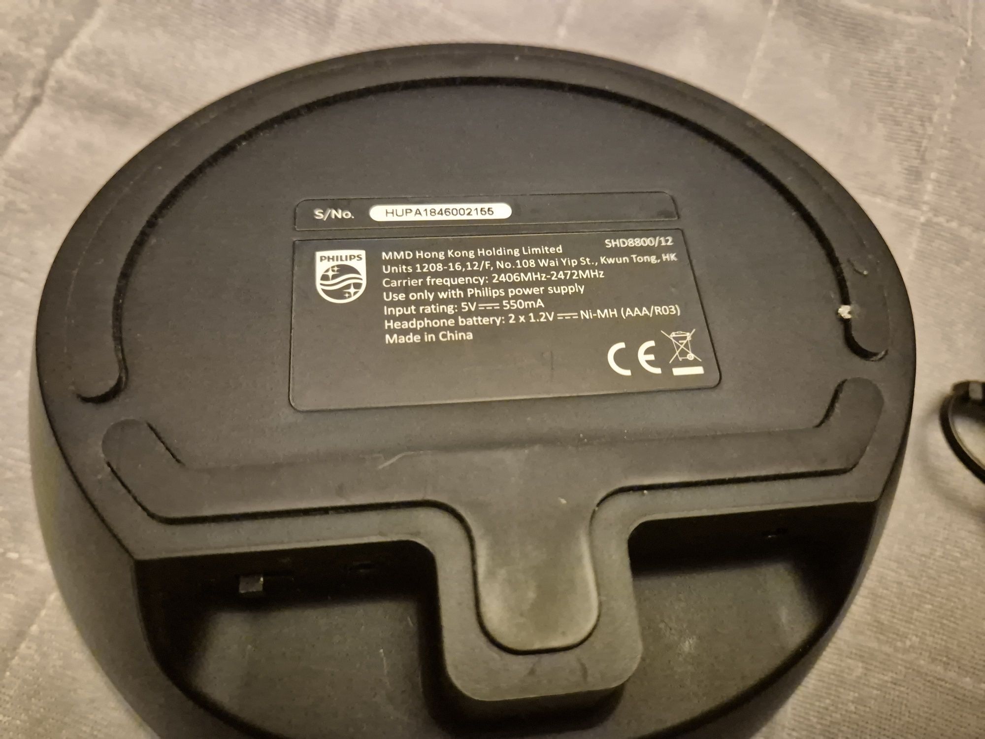 Stacja dokująca słuchawki Philips SHD8800/12  ładowarka