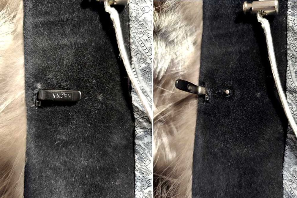 Жилет з натурального хутра чорнобурки Nessy's (S-M), довжина 80 см