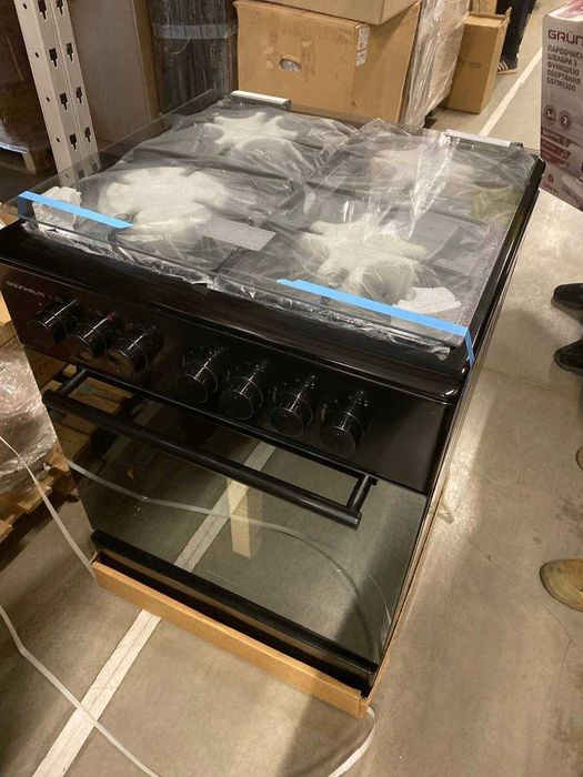 Плита газова G4FM6612BRB 60см. коричнева (GRUNHELM)