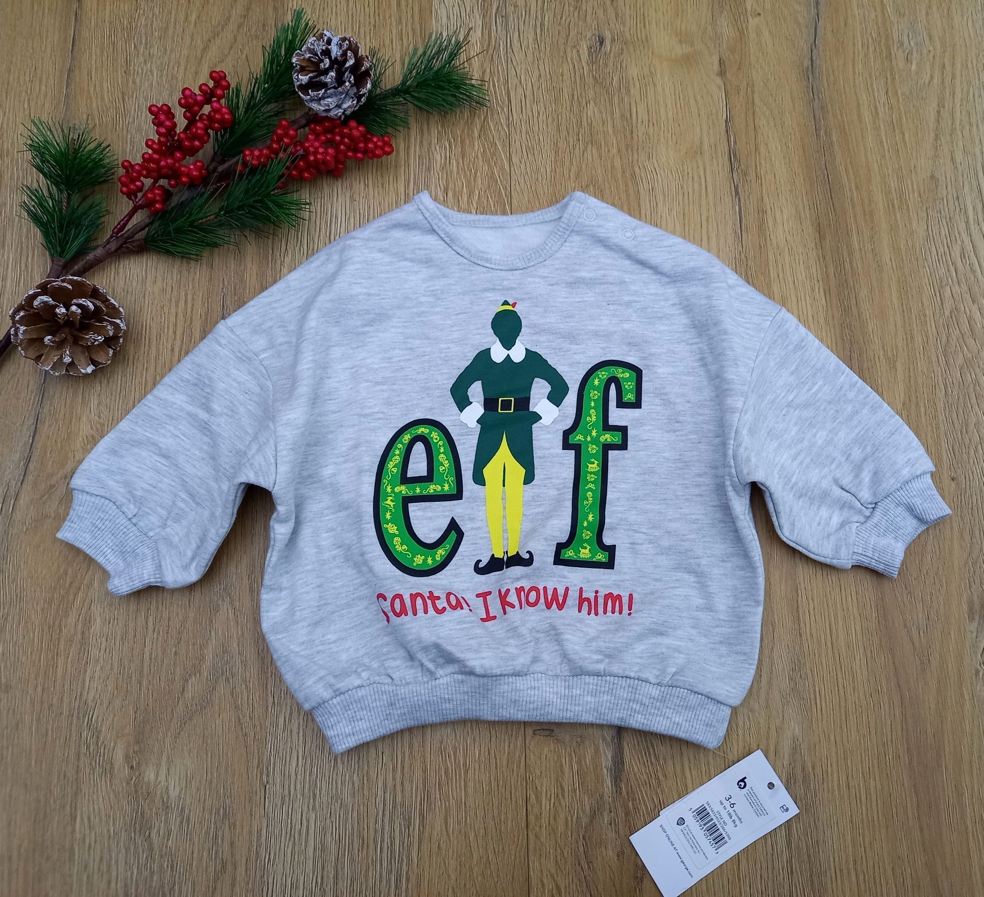 Bluza świąteczna Elf George roz. 68