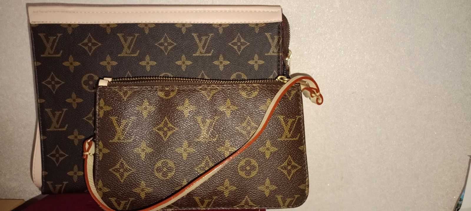Клатч и кошелек в стиле luis Vuitton