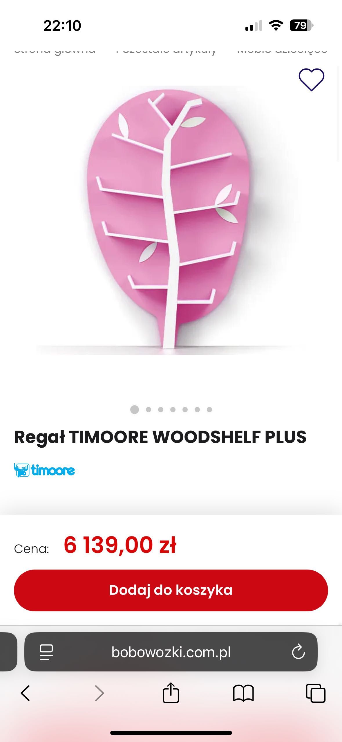 Regał dziecięcy Timoore