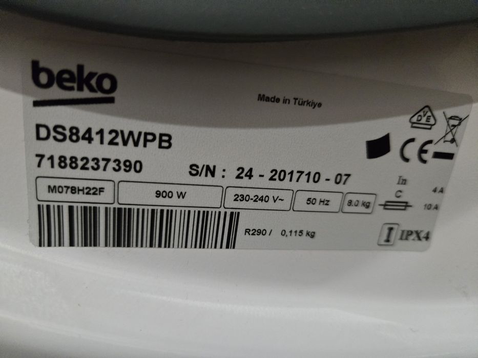 Suszarka beko 8 kg