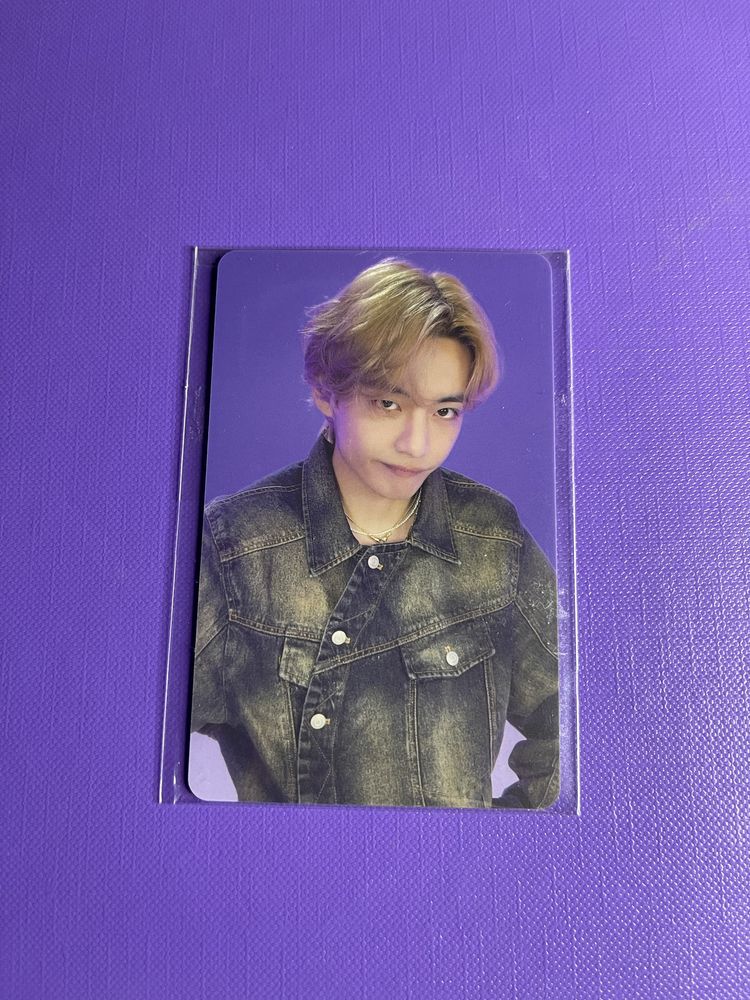 Tae photocard PVC layover