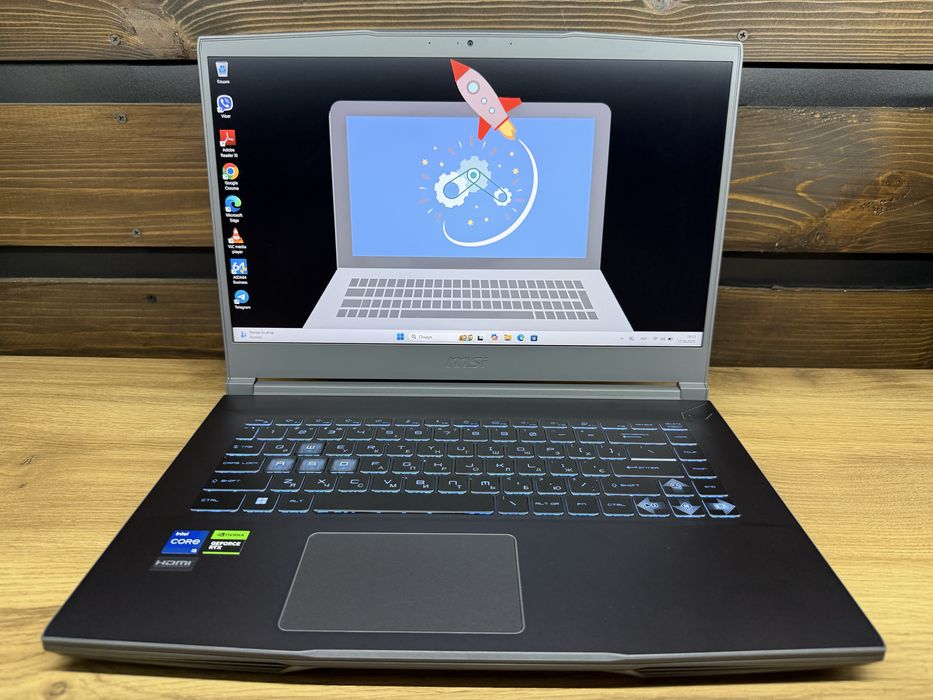 MSI Thin GF 63 RTX4050 15,6" 144Hz i5-13420H/16GB/M2 512 GB/0%