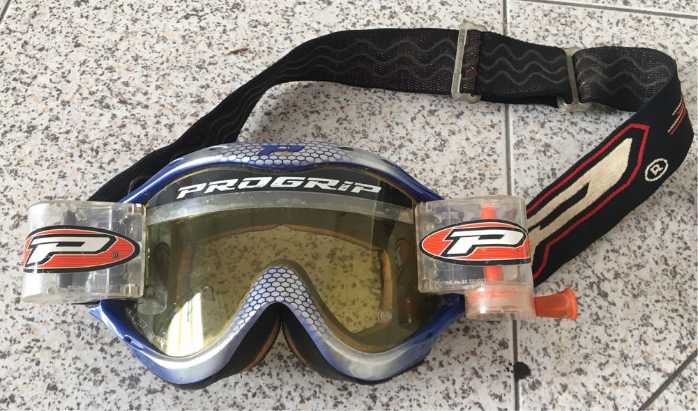 Capacete  One + óculos Progrip