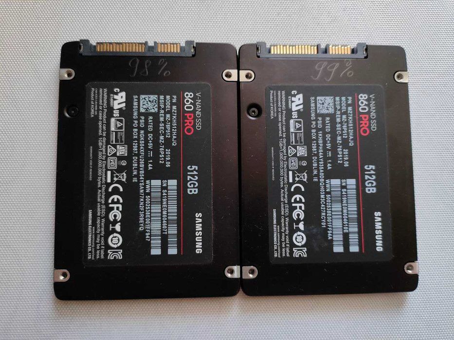 SSD накопичувачі Samsung 860 PRO 512 GB (MZ-76P512BW)