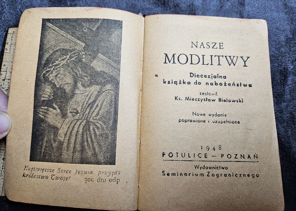 Modlitewnik 1948 rok  diecezjalna książeczka do nabozenstwa