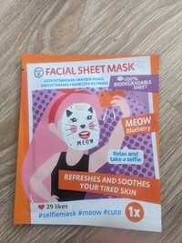 Facial sheet mask maska w płacie jagoda