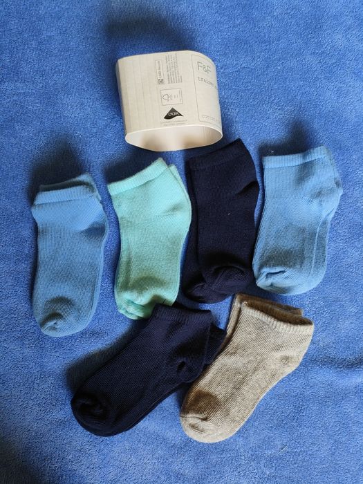 Шкарпетки дитячі, 6 шт в наборі, 2-3 роки, 92-98 р.