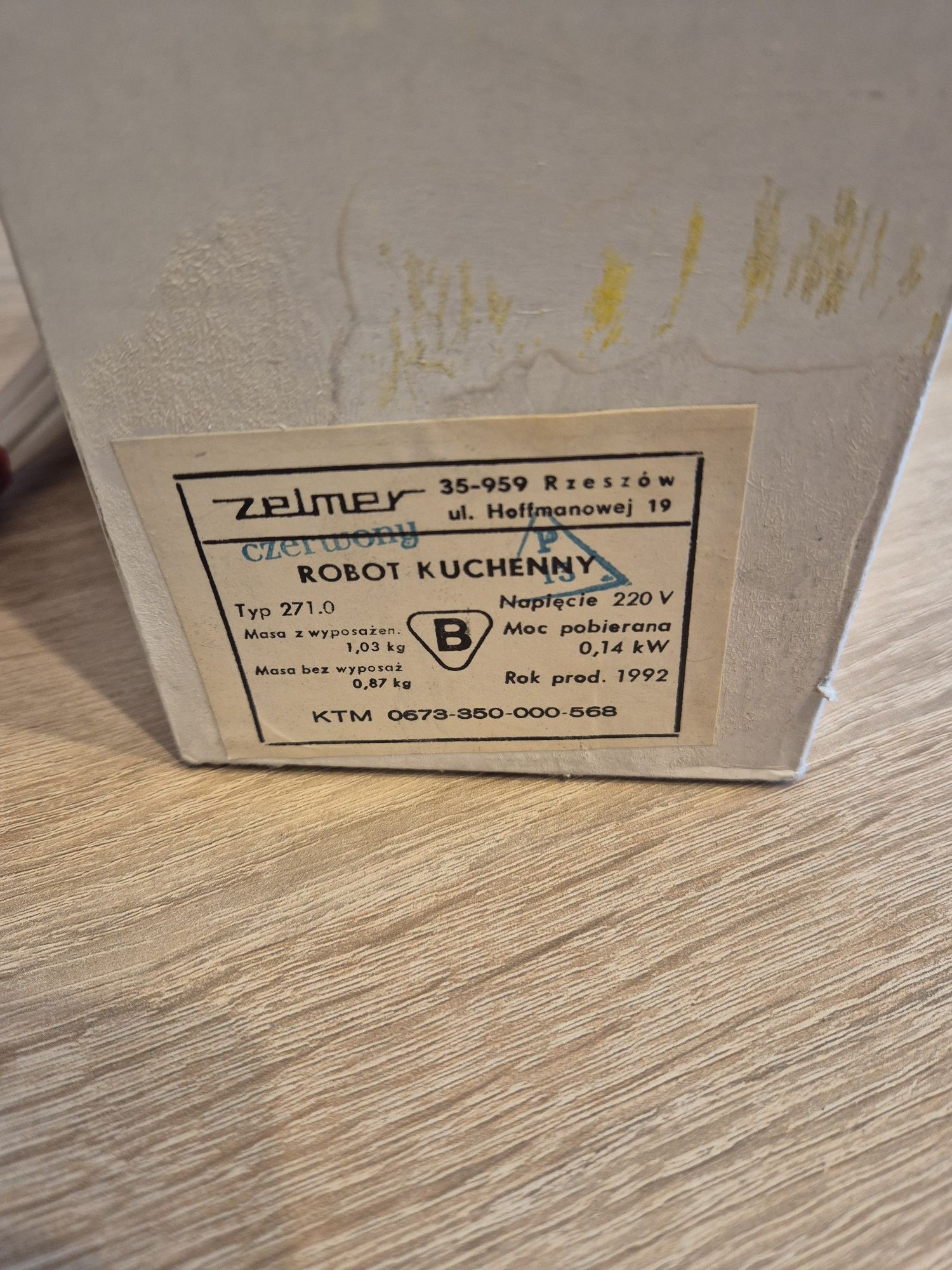 Nowy Robit Kuchenny Zelmer z 1992 r.