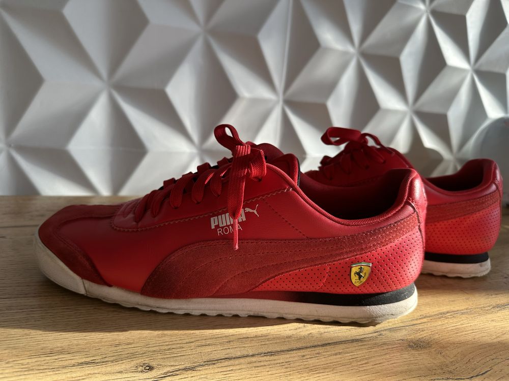 Buty męskie adidasy czerwone Puma SF Roma Ferrari 44.5
