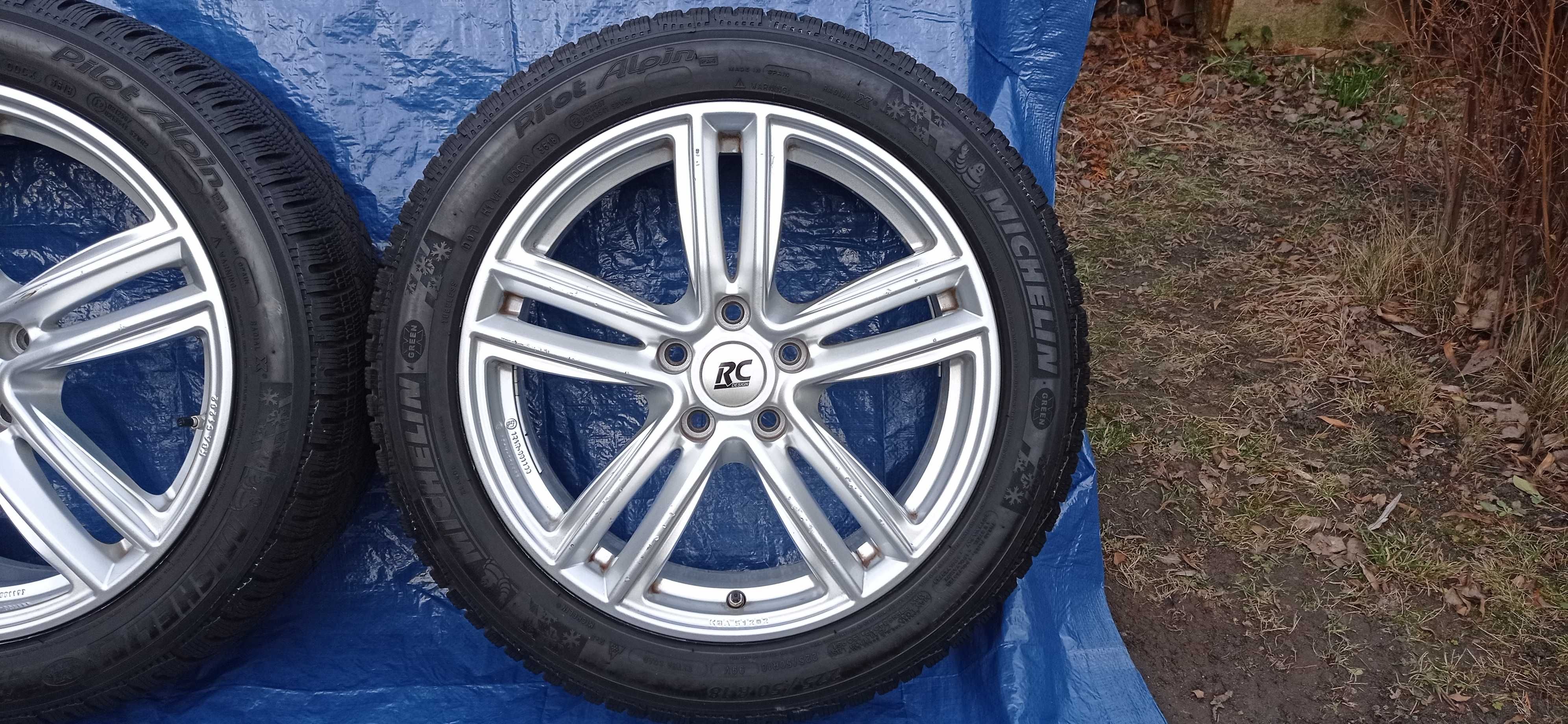 Felgi Koła Aluminiowe 225/50/R18 MICHELIN 7.5mm 5x114.3 TOYOTA SUZUKI