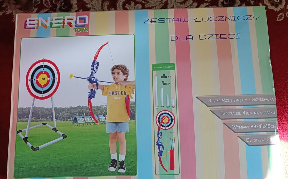 ENERO TOYS - zestaw łuczniczy dla dzieci 4w1