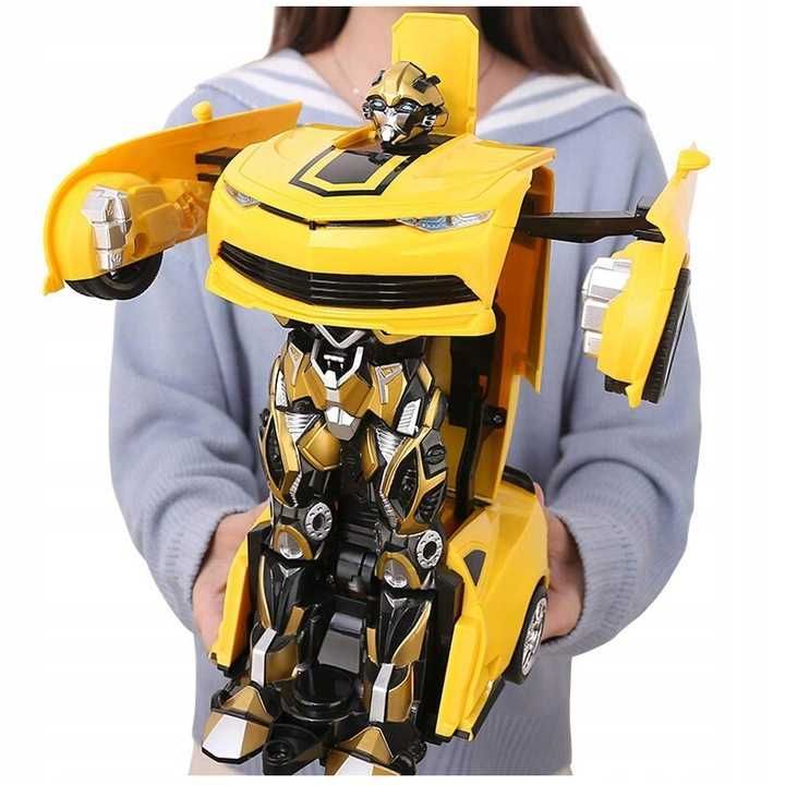 Sterowany zdalnie robot samochód 2w1 rc autobot