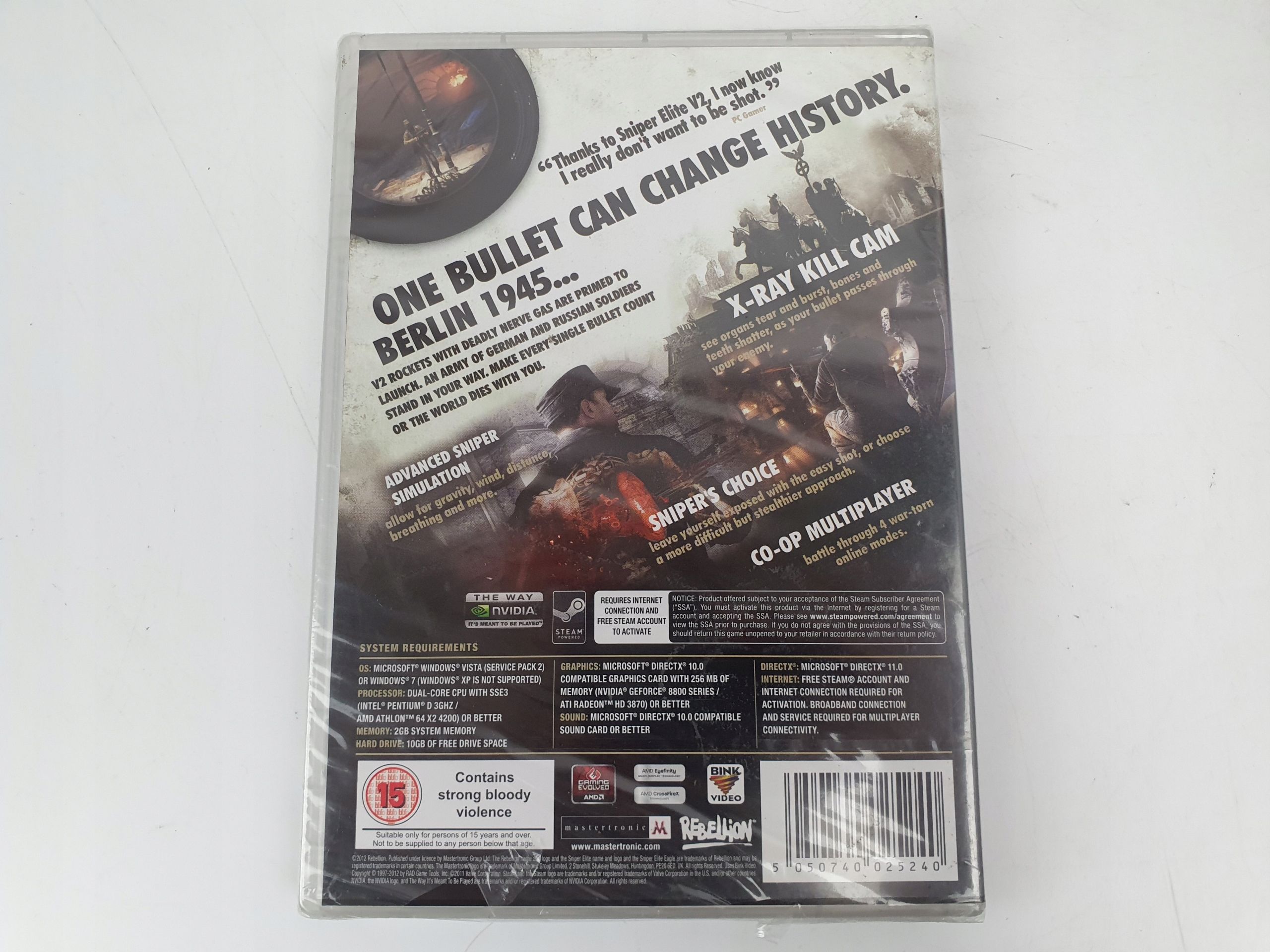 Sniper Elite V2 Pc (Eng) Nowa Uszkodzone Pudełko