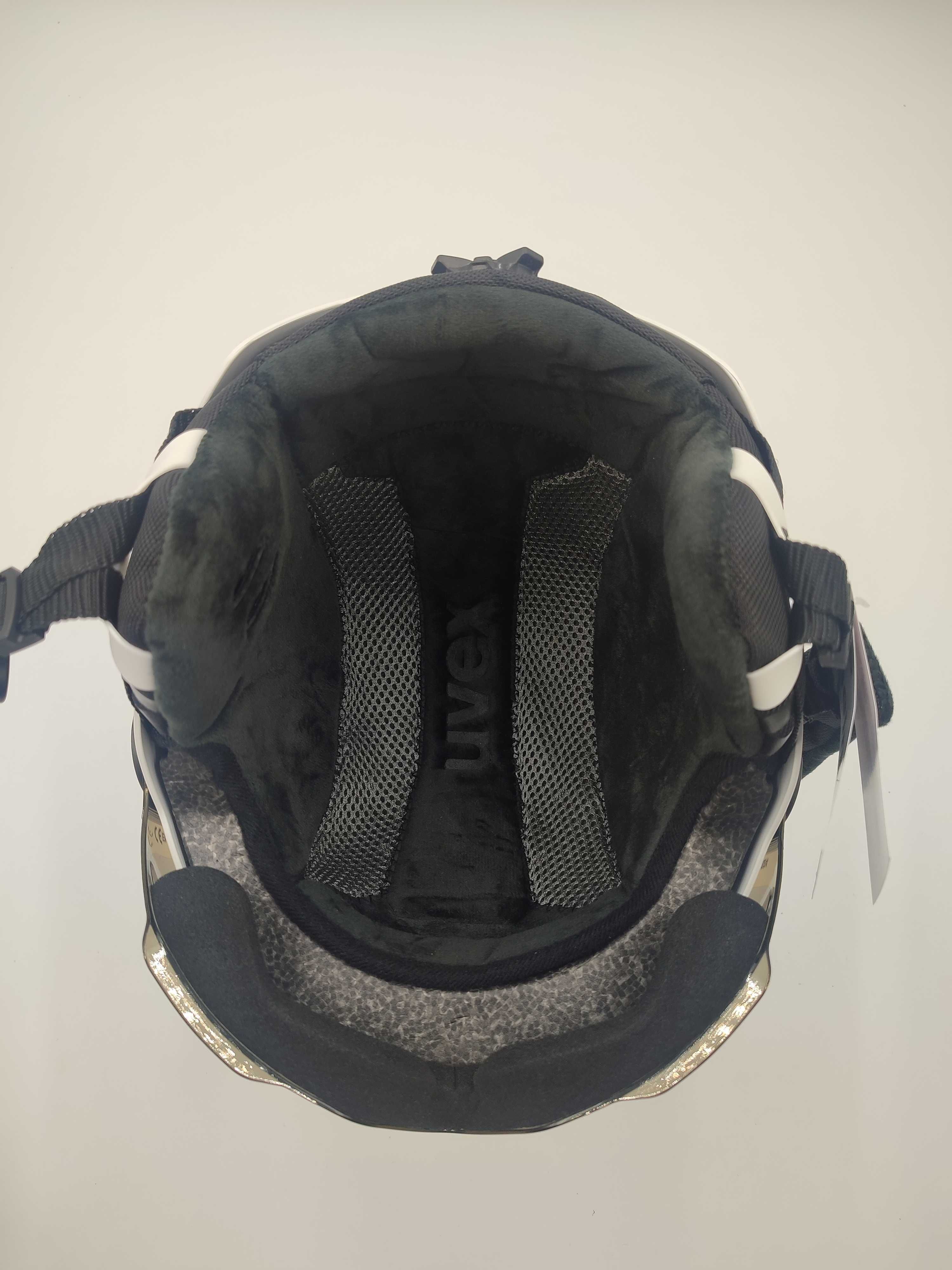 Kask Narciarski UVEX Rocket Jr Visor Biały Mat rozmiar S/M 54-58 cm