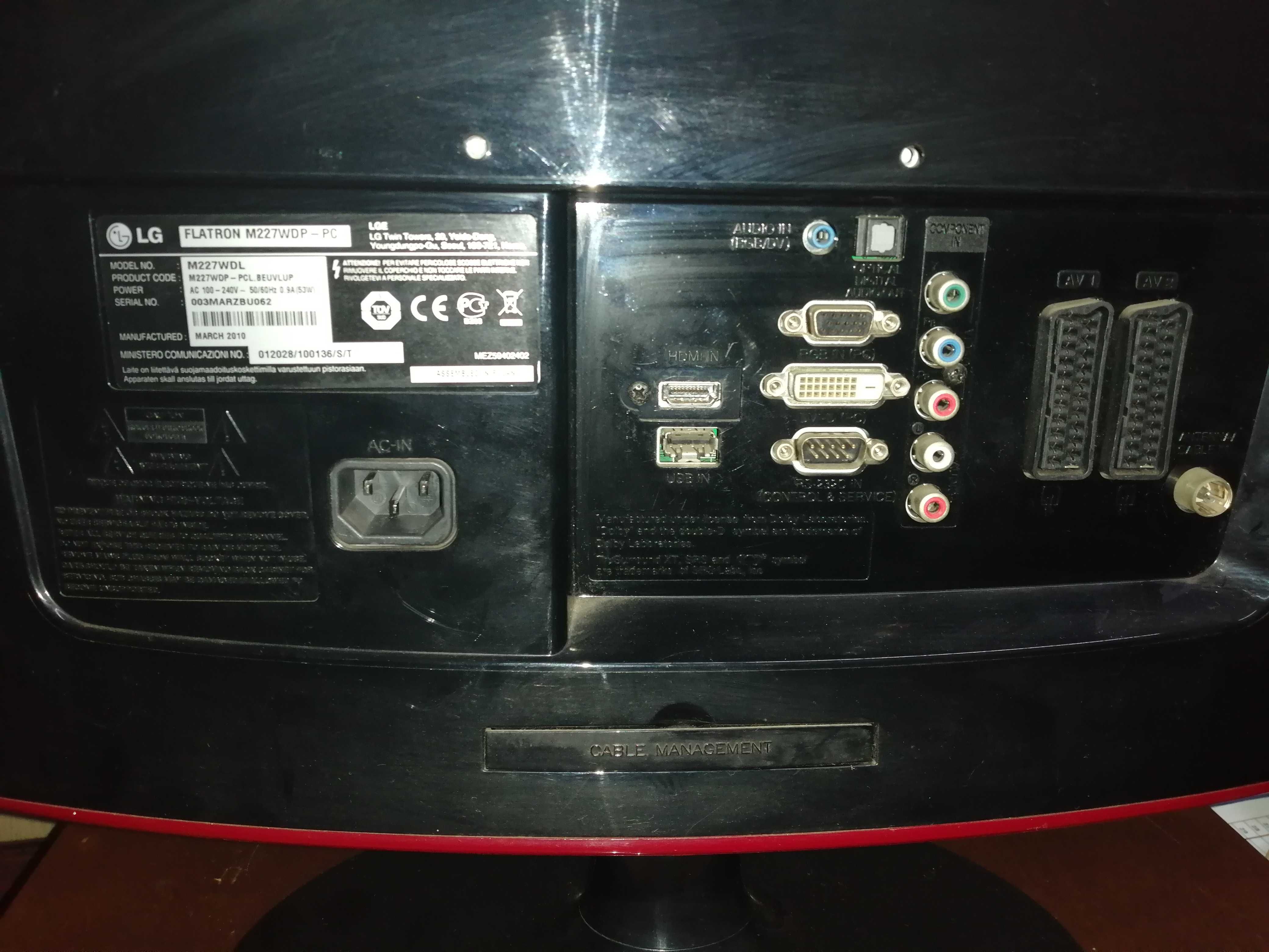 TV LCD LG de 22 polegadas