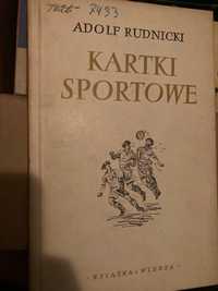 Kartki sportowe Adolf Rudnicki