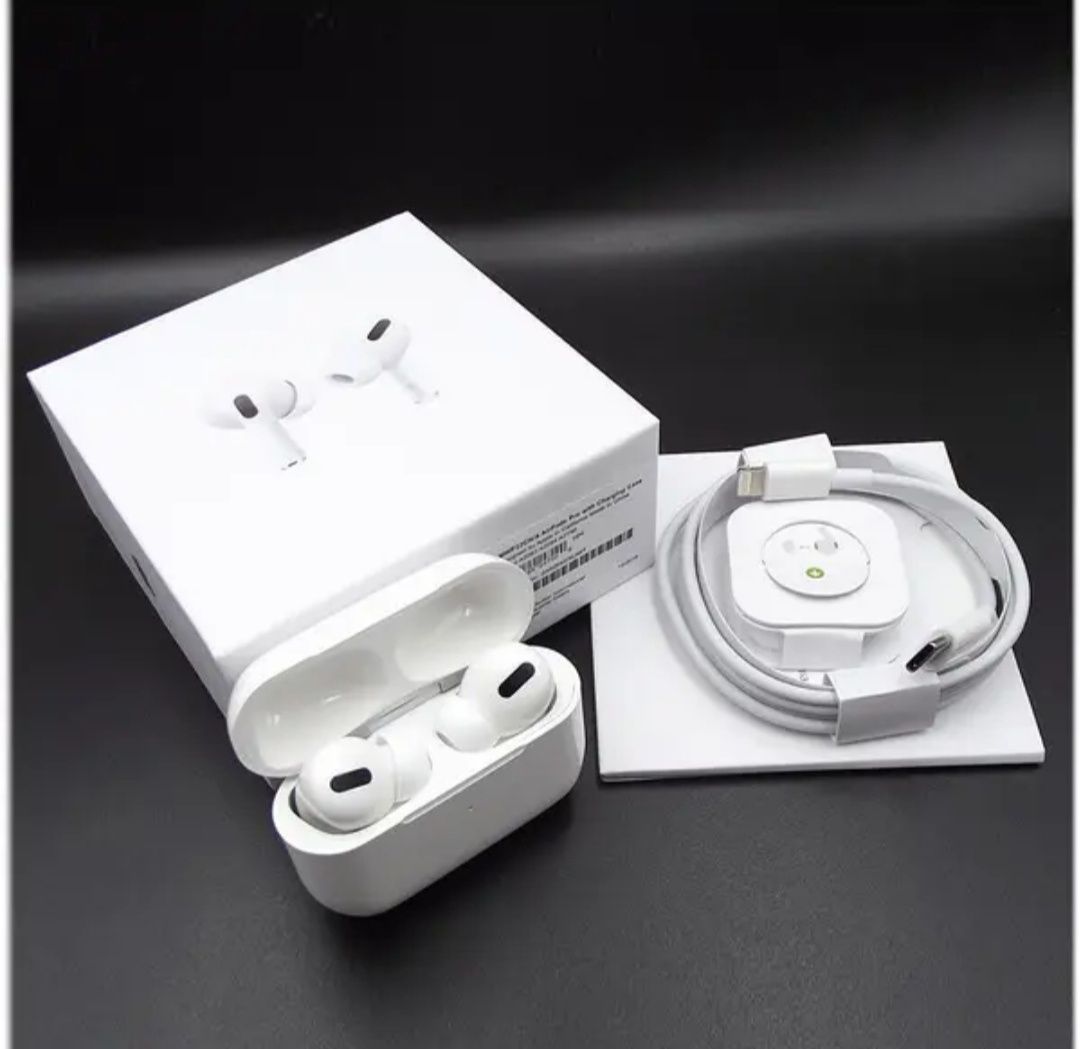 Блютуз-навушники TWS AirPods Pro (1:1) white (POP-Up, Wireless chargin