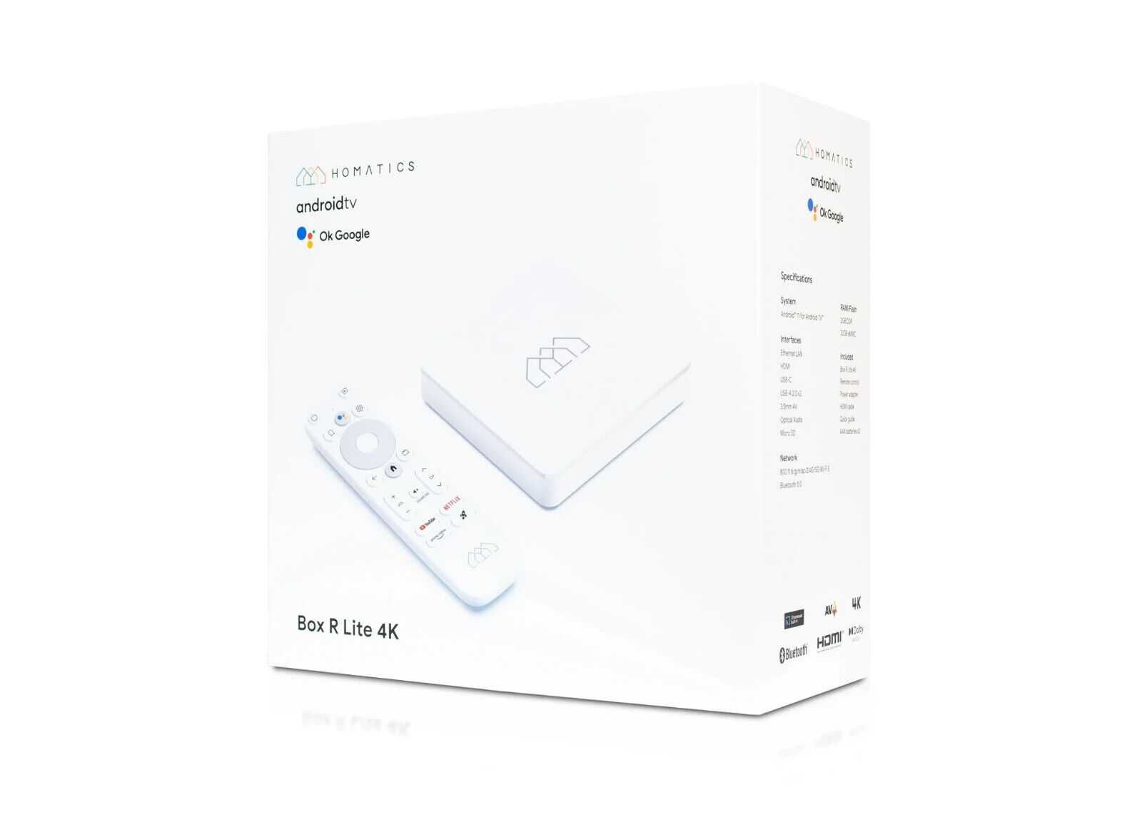 HOMATICS Box R Lite 4K TV Box, 2 / 32GB (Сертифікований)