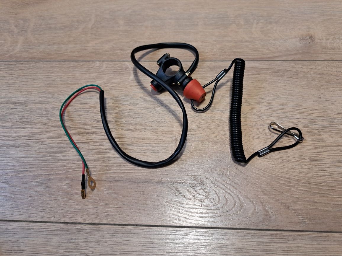 Wyłącznik bezpieczeństwa ze ściągaczem 14 cm do Łodzi/kajaku