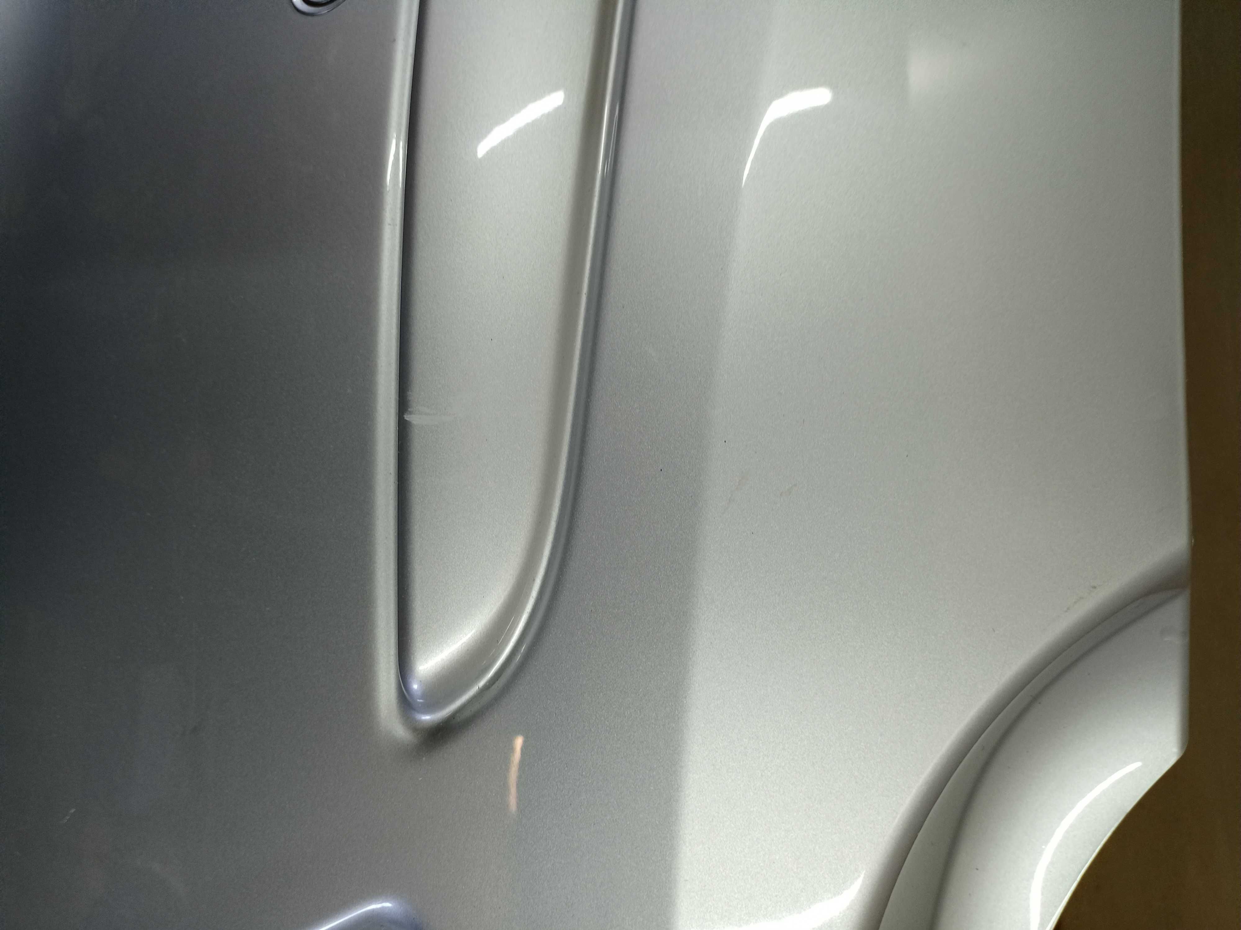 Opel Corsa D zderzak tył tylny kolor Z157 srebrny wersja 5 drzwi 4xPDC