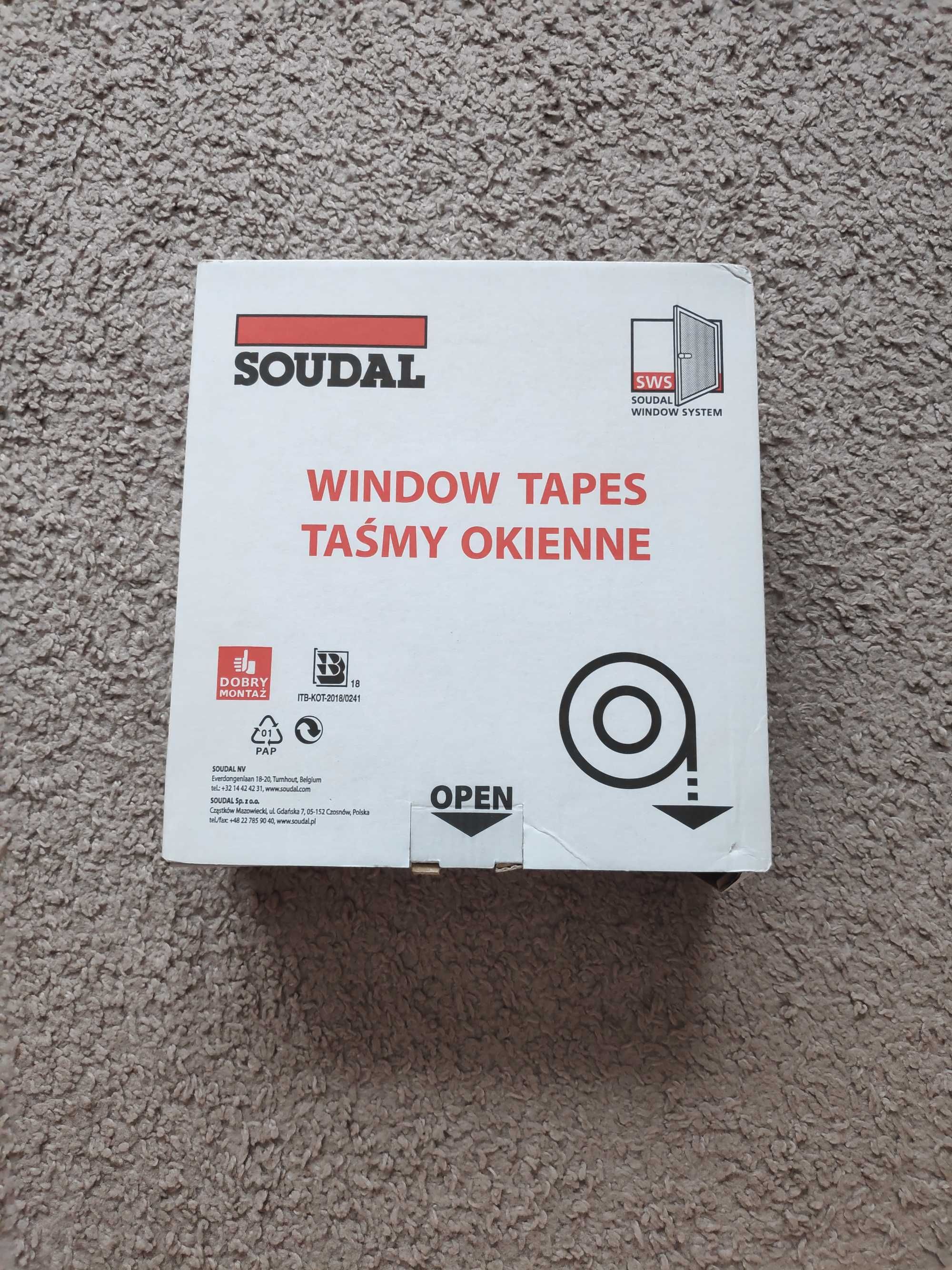 Taśma paroszczelna SWS SOUDAL do ciepłego montażu okien