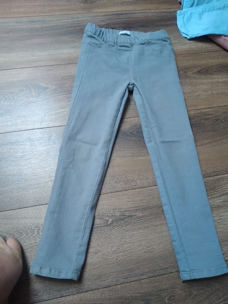 Spodnie szare jeans dla dziewczynki 122 SINSAY