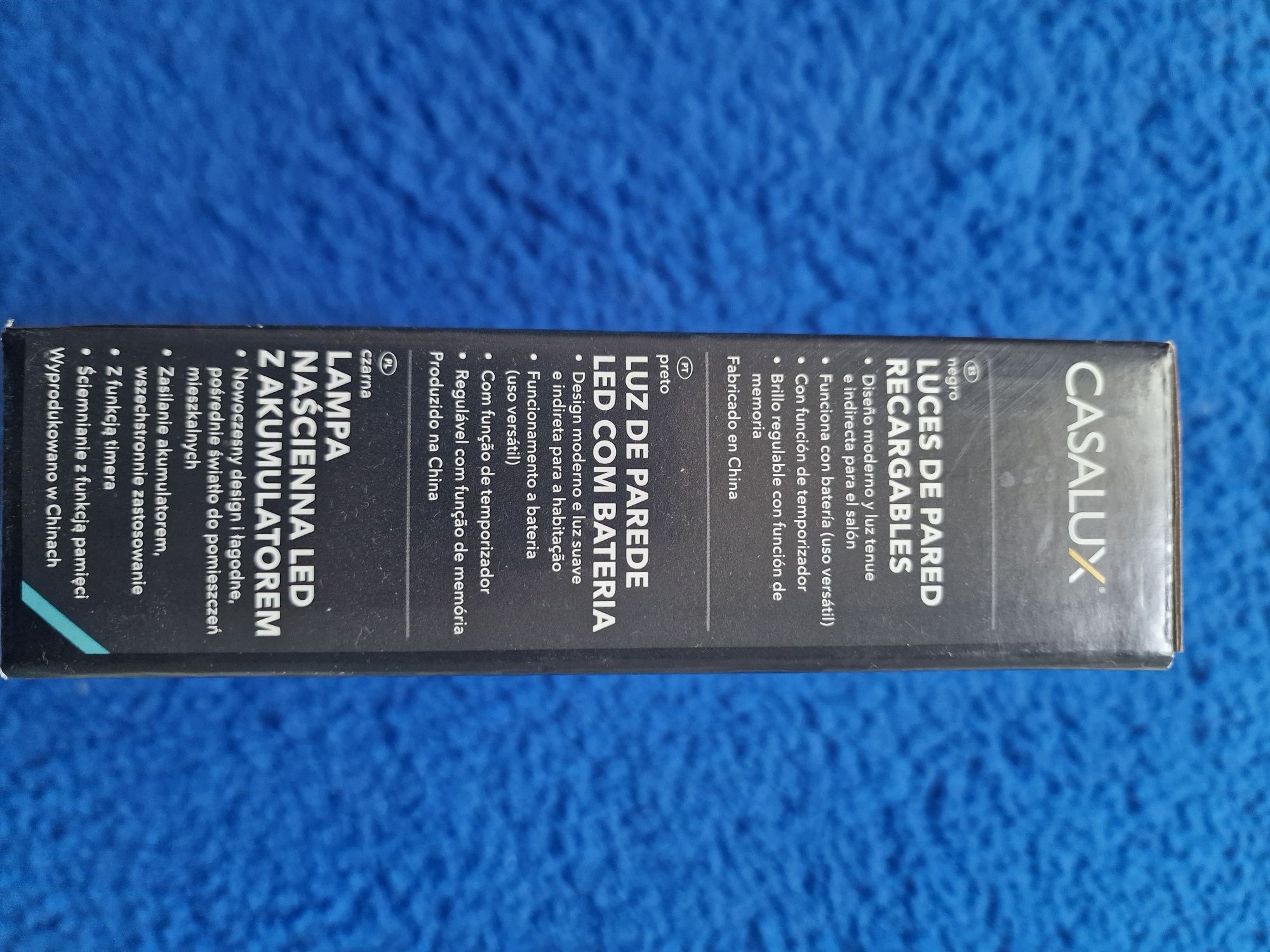 Lampka kinkiet ładowana na USB  CASALUX