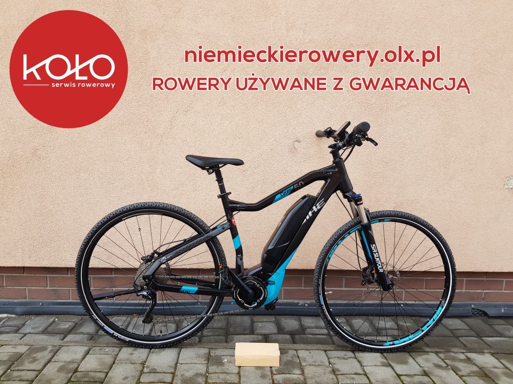 Rower elektryczny crossowy górski HAIBIKE koła 28 DEORE XT JAK NOWY