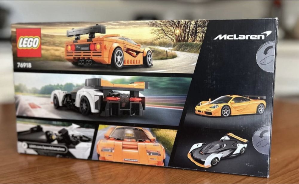LEGO Speed Champions – McLaren Solus GT e F1 LM (76918) –Novo e Selado