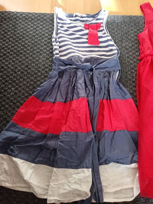 2 sukienki H&M i Reserved rozm 128