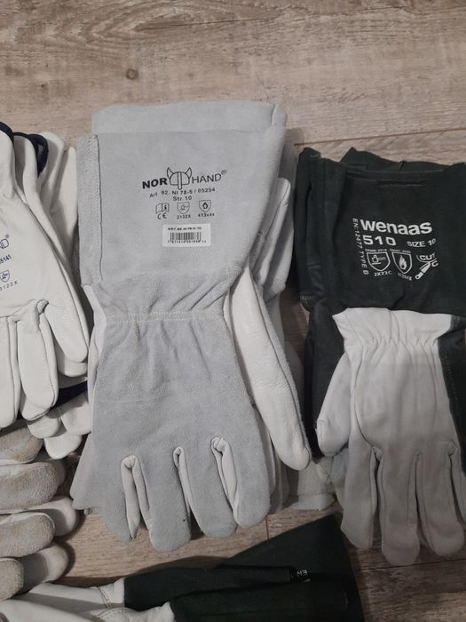 Rękawice spawalnicze,monterskie.