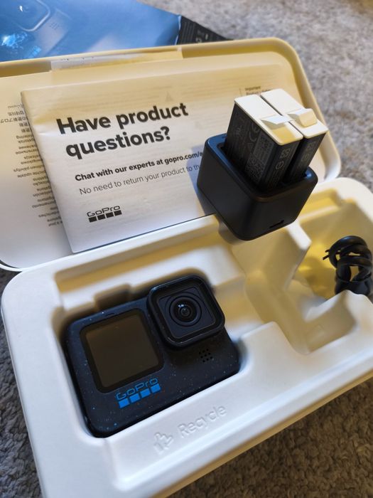 GoPro 12 com 3 baterias Enduro