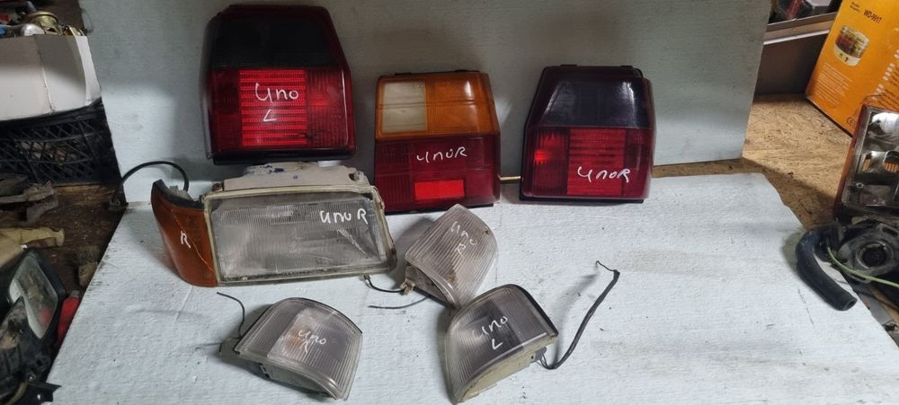 Фара оптика фари fiat uno фиат унофіат уно рест дорест