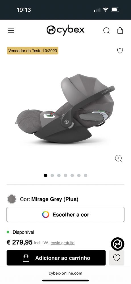 Cybex Cloud T i-Size+ - Babycoque/Ovinho