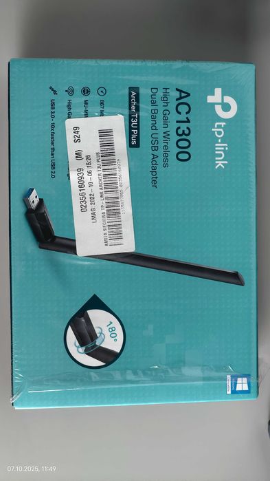 TP-LINK Archer T3U Plus szybki internet bez kabli Wi-Fi AC1300 USB