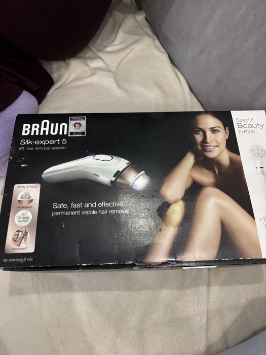 Depilator BRAUN Silk-Expert IPL BD 5008 Body & face i szczoteczka