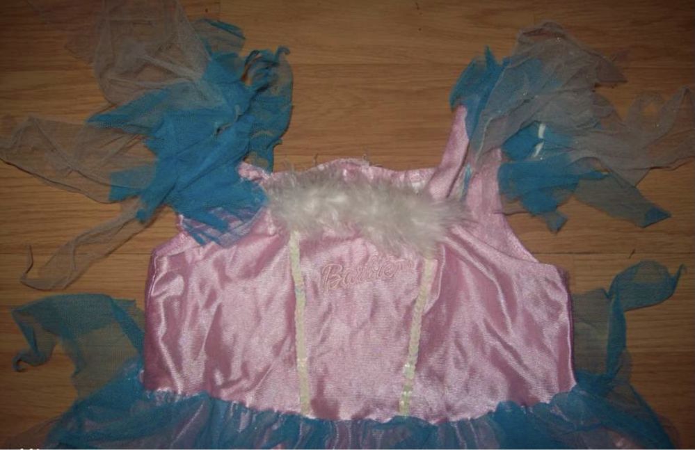 Sukienka suknia strój przebranie na bal BARBIE 3-5 lat