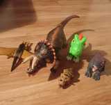 Zestaw dinozaurów dinozaur Triceratops Pterodaktyl T-rex