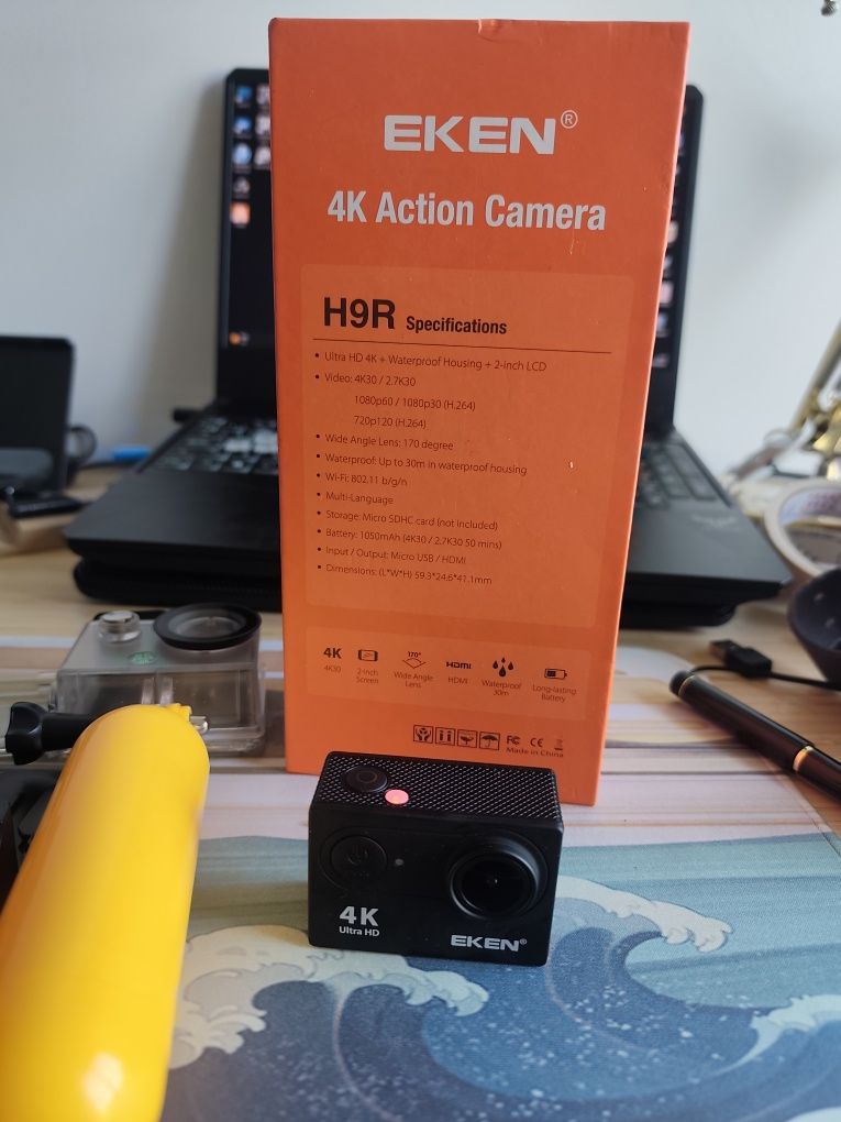 Câmera Desporto Eken H9/H9R tipo GoPro