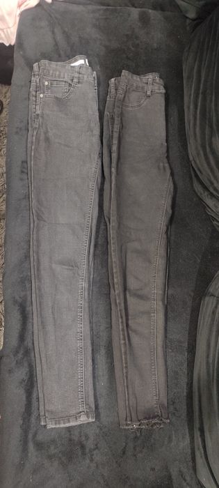 Zestaw spodni spodnie jeansy legginsy 34 XS zara esprit