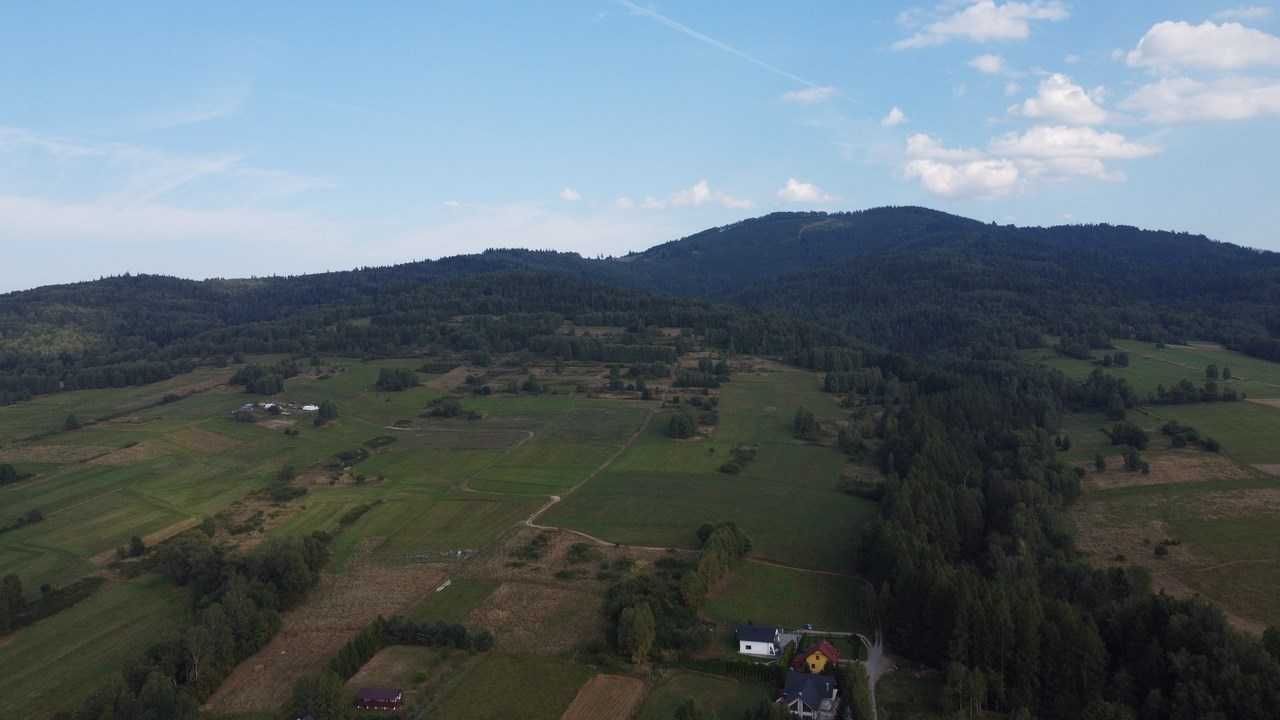Działka pod lasem Cisiec/Węgierska-Górka