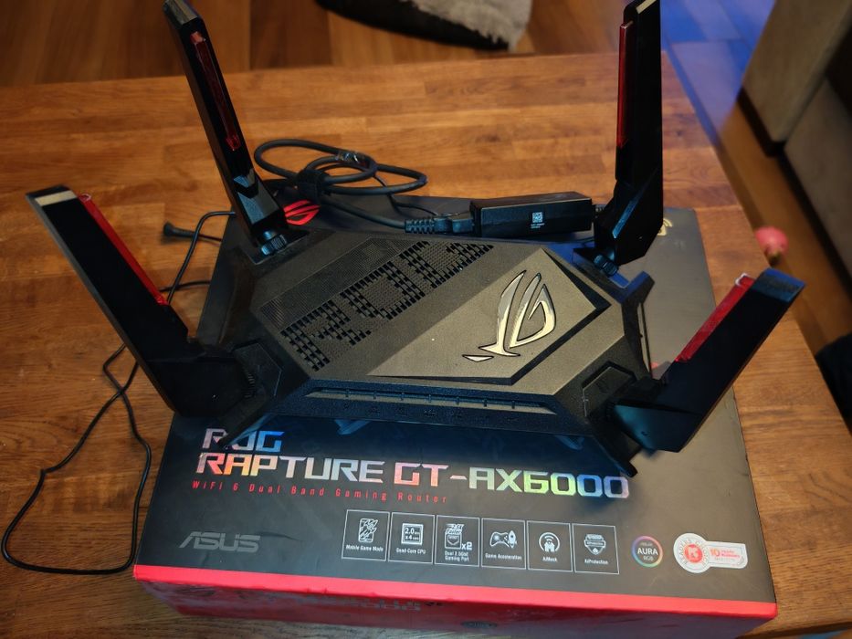 Router Asus Rog Rapture GT-AX6000 Mesh wifi-6 2x 2,5G