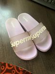 Женские тапки supreme суприм drip drill casual opium y2k sk8