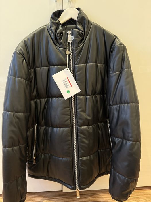 Пуховик кожаный ARMANI оригинал