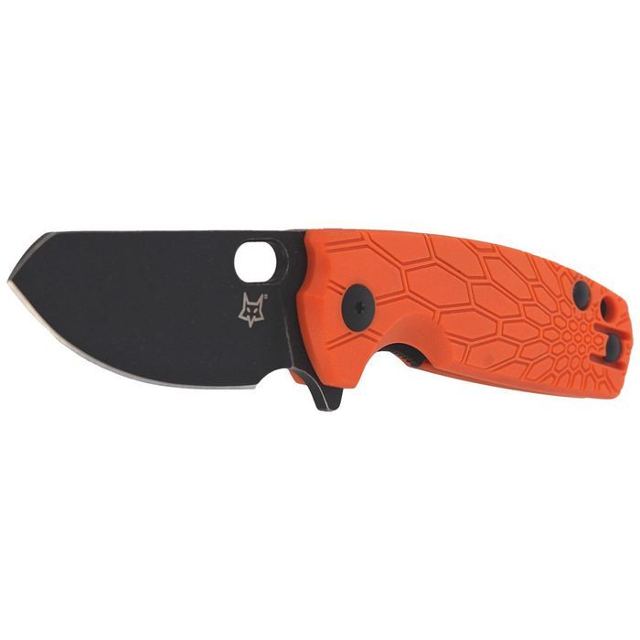Nóż składany Fox Baby Core FRN Orange, Black Stonewashed N690 by Jespe