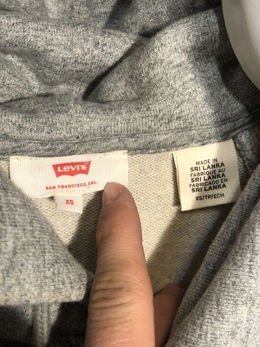 Худи кофта Levis XS кенгуру с капюшоном Levi's кенгурушка